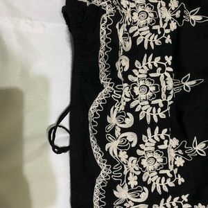 Floral Off The Shoulder Bell Sleeve Top